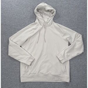 Lululemon Hoodie Mens Size Large Ivory City Sweat Athleisure Active Sweatshirt